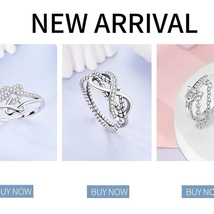 Shine Zircon Ring 925 Silver Original Stone Multi Layer Simple Infinitely Wide Rings For Women FineJewelry Wedding Party Gift
