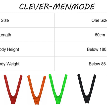 Sexy Panties Men's Erotic Lingerie Swimsuit Straps Borat Mankini One-Piece V Sling Stretch Singlet Bodysuit Underweat Stretch