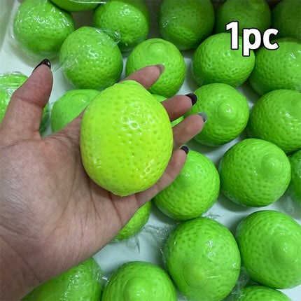 Ultra Soft Temperature Changing Mango Handmade Ball decompression Squeeze Toy Squishy Toy ASMR Decompression Relaxation Toy Gift