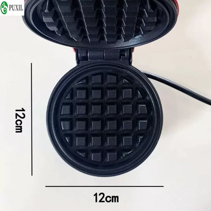 Home breakfast machine waffle maker automatic mini double-sided heating electric baking tray light eating machine