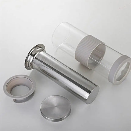 AEE2-Airtight Cold Brew Coffee Maker & Tea Infuser - 800Ml Glass Carafe Pitcher For Iced Coffee Brewing,Glass Coffee Pot