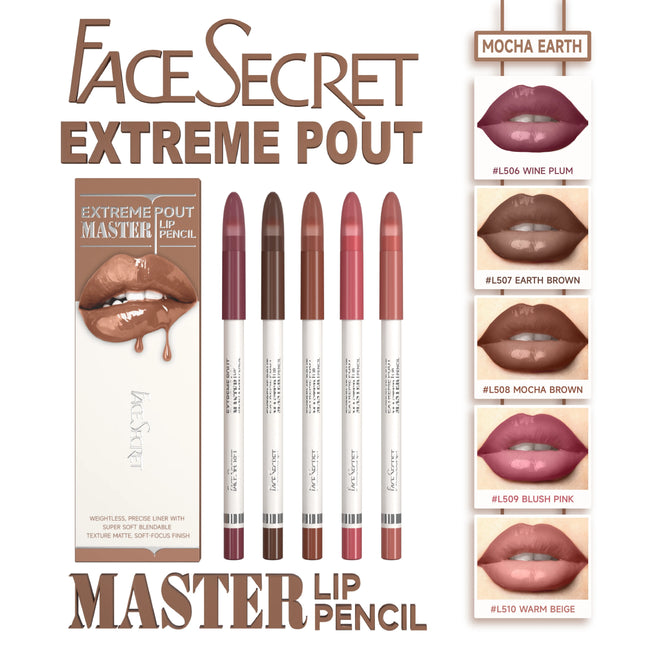 15 Color Matte Lip Liner Pen With Brush, Long Lasting Waterproof Velvet Matte Pencils - Smooth Application Makeup Kit Lip Makeup