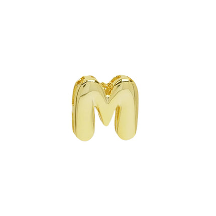 Custom Bracelet 18k Brass Metal Smooth Surface DIY Name Combination 26 English Letter Jewelry Accessories Wrist Decoration Gifts