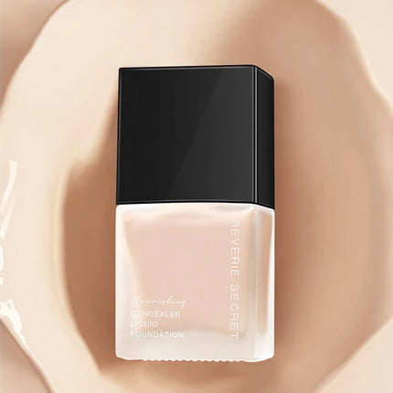 Face Liquid Foundation Full Concealer Makeup Waterproof Base Brighten Whitening Cover Dark Circles Hydrating Foundation Cosmetic