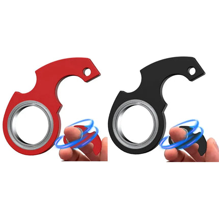 1/2/3/4Pcs Creative Keychain Fidget Spinner Stress Relief Toys For Anxiety Autism ADHD EDC Cool Stuff For Teens Adults Kids