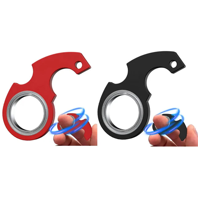 1/2/3/4Pcs Creative Keychain Fidget Spinner Stress Relief Toys For Anxiety Autism ADHD EDC Cool Stuff For Teens Adults Kids
