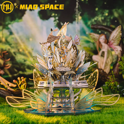 MU Elf Series 3D Stereoscopic Metal Jigsaw Puzzle Handmade DIY Puzzle Toy for Table, Office Decoration, Stress Relief Gift