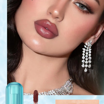 1PC mirror lip gloss, moisturizing, lightweight, non greasy, long-lasting luster, non stick to cup lip gloss
