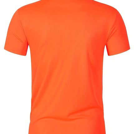 2025 Hot Sale Men's Summer Casual Breathable Comfortable Polo Shirt Men's Solid Color High Quality Short Sleeve T-Shirt