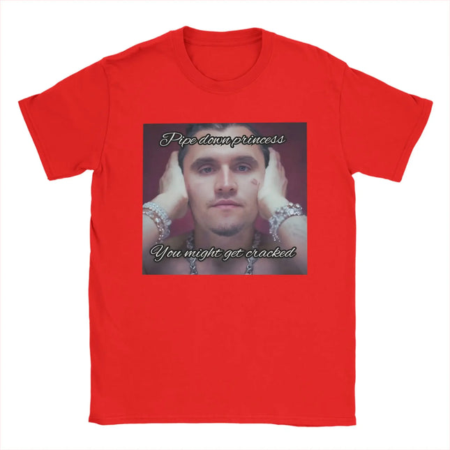 2026 Men_Women Charlie Kirk Face Rapper Meme Printed Retro Cotton T-shirt Street Fashion Casual Short Sleeve Round Neck T-shirt