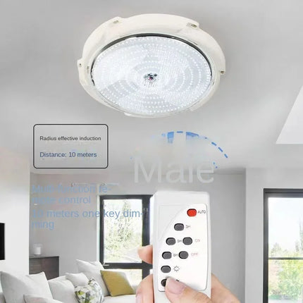 LED Solar Ceiling Light 3 Color Waterproof Solar Lamp With Remote Control Indoor Home Top Ceiling Lights Outdoor Garden Lighting