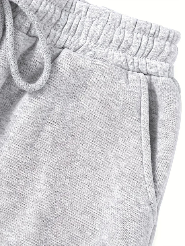 2026 American Heavyweight Sports Sweatpants for Men in The Summer of 2025, New Straight-leg Casual Wide-leg Long Pants