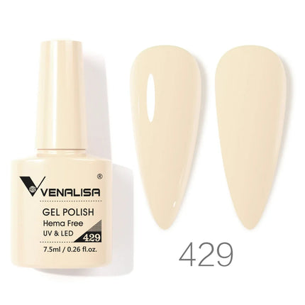 7.5ml Venalisa Nail Gel Polish HEMA FREE TPO FREE Full Coverage Semi Permanent Soak Off UV LED Gel Nail Polish Gel Varnish