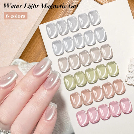 8ml Water Light Cat Magnetic Gel Nail Polish Shiny Effect Semi Permanent Soak Off UV LED Gel Varnish Manicure DIY Nail Supplies