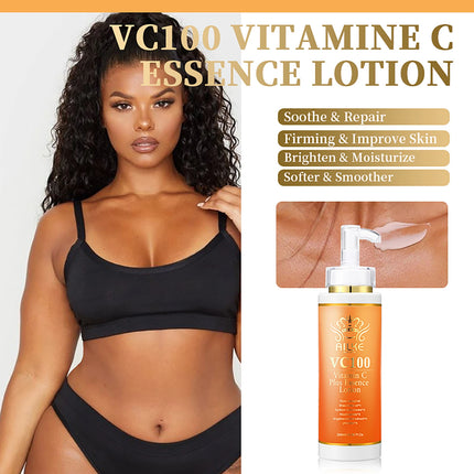 AILKE Vitamin C Whitening Kit For Women, Even Skin Tone, Clean Skin, Moisturizing, Anti Wrinkles, Skin Glowing Beauty Set