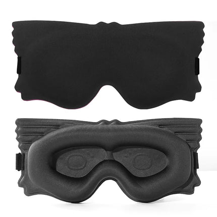 Adjustable 3D Mask Blindfold Eye Cover Eye Patch Women Men Soft Portable Blindfold Travel Eyepatch Sleeping Eye Mask Contoured