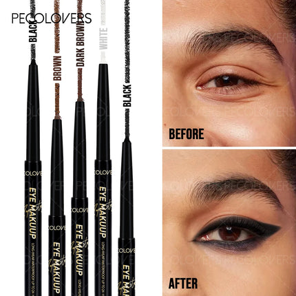 1PC Exquisite Eyeliner Pencil - Glides on Smoothly Without Any Clumping, Features a Super Fine Tip for Drawing Inner Eyeliner