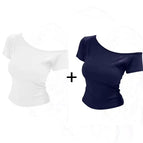 S [recommendation 35-47.5kg] / White + royal blue [two pieces]