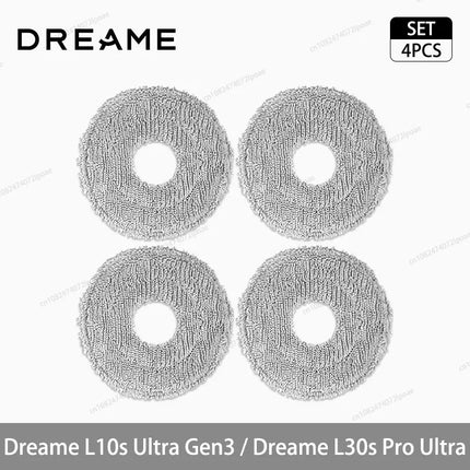 Dreame L10s Ultra Gen3 / L30s Pro Ultra Robot Vacuum Cleaner Accessories Main Side Brush Mop Cloth Hepa Filter Dust Bag Spare