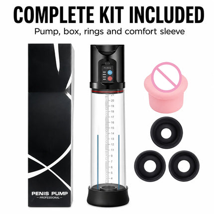 Adult Sex Toys Vacuum Pump Electric Penis Enlargement Extend Pump Enhanced Penis Male Masturbator Penis Pumps for Men Erections