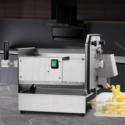 Automatic Vegetable Dicer, Stainless Steel Food Dicing Machine, Mini Commercial Vegetable Cutter for Restaurant