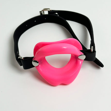 Lip Mouth Open Belt Fetish Silicone Oral Gag Openner Bondage Roleplay gift
