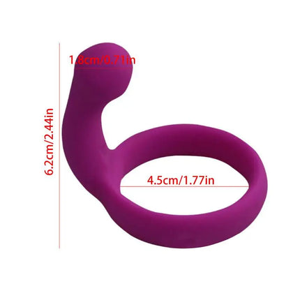 New Silicone Penis Ring Sex Toy For Men Erection Prostate Massage Delay Ejaculation Cock Semen Lock Ring Male Sex Adult 18+