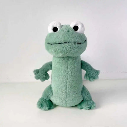 Green Lizard Tom Simulation Animal Plush Doll Desktop Ornaments Bedhead Pillow Stuffed Plush Toy Soft Decoration Collect Gifts
