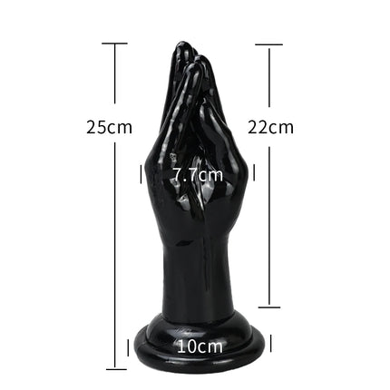 4 Sizes Huge Hands Finger Anal Plug Clear Arm Anus Prostate Massage Big Butt Plug G Spot Masturbation Gay Sex Toys For Women Men
