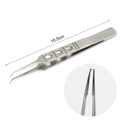 1 pc Eyelid Tweezers 10.5cm ophthalmic microsurgical instruments Ophthalmic forceps with hook platform