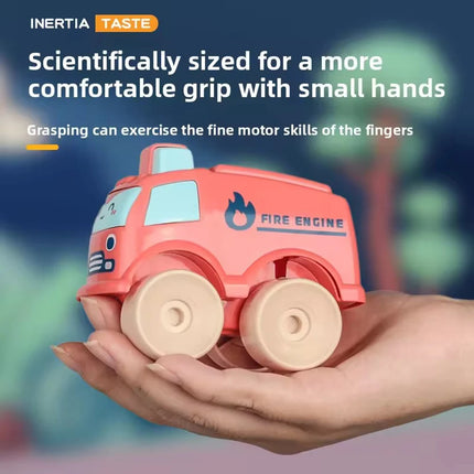 Cartoon Cute Pull-Back Inertial Engineering Toy Car, Interesting Inertial Car, Parent-Child Interactive Children's Toy, Holiday