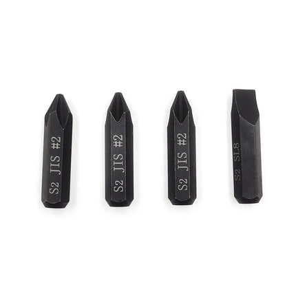 36mm JIS Impact Screwdriver Bits with 5/16“ Hex Shank, S2 Alloy Steel-Ideal for Japanese Automotive and Motorcycle Repairs