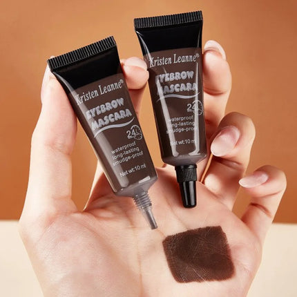4 Color Waterproof Eyebrow Enhancer Cream with Brush Makeup Lasting Fast Tint Easy Dye DIY Natural Brow Tattoo Pigments Cosmetic
