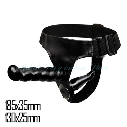 Double Strapon Anal Ultra Elastic Harness Strap On Dildo Lesbian Strap-on Penis Adult Sex Toys For Women
