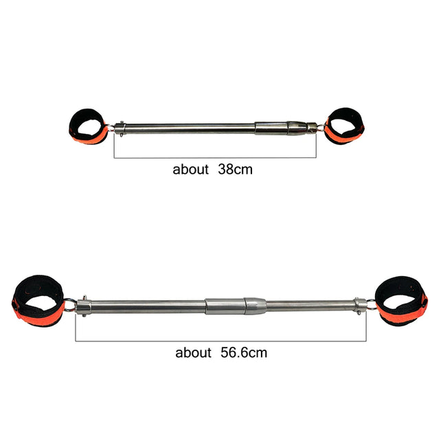 Open Leg Ankle Cuffs BDSM Bondage Adjustable Length Restraint Erotic Sex Toys for Women Sex Game Adult Position Bondage