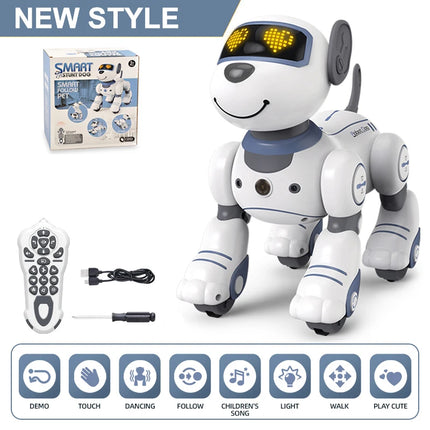 2.4G Wireless Remote Control Intelligent Robot Dog Multi-Function Programmable Stunt Remote Control Dog Electronic Pet Animals