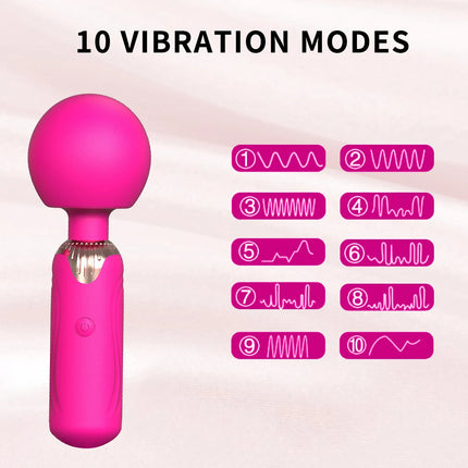 FF new women's masturbator strong head AV vibrator female multi frequency vibrator small massage stick adult female utensil