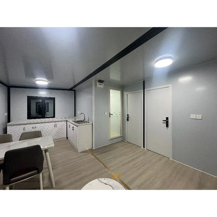 Detachable Portable Flat Pack Container Cabin Luxury Prefab Home Quick Assemble Steel Design Mobile Prefabricated House