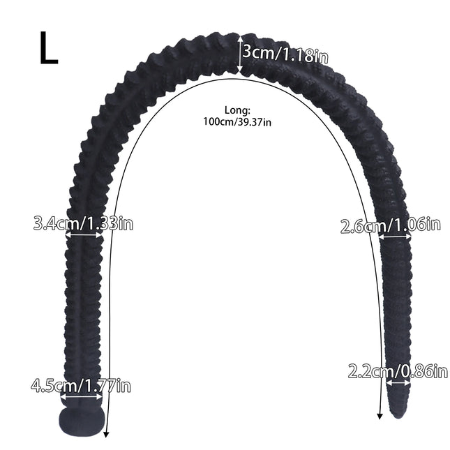 Super Long Anal Plug Soft Silicone Big Butt Plug Adult Sex Toys Dilator Training Expansion Huge Long Anal Plug For Women Men Gay