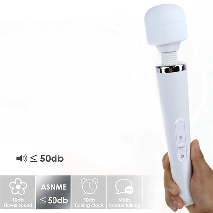 Huge Magic Wand Vibrator for Women USB Charge Big AV Stick Female G Spot Massager Clitoris Stimulator Adult Sex Toys for Woman