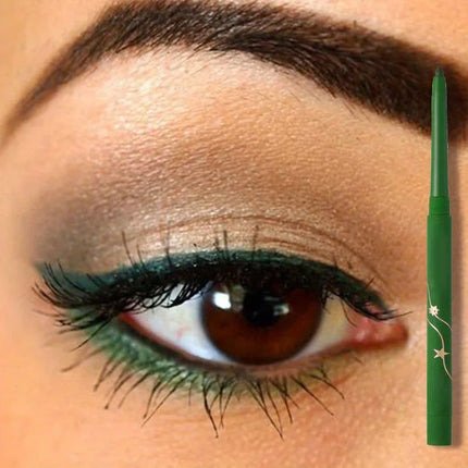Green Eyeliner Gel Pencil Waterproof Cream Matte Eye Pen Liner Long-Lasting Fading Makeup Matte Lying Silkworm Eye Liner