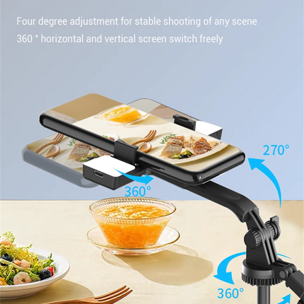 FGCLSY New Tripod for Smartphone Camera,Stand with Bluetooth shutter and light,Wireless Selfie Stick brackets with Phone Holder