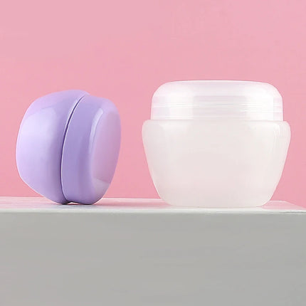 20/50/100pcs 5g Mini Plastic Jar 10g Cute Cream Empty Case 20/30/50g Eye Serum Travel Container Makeup Pot Cosmetic Cans YCJX012