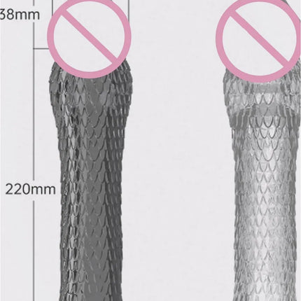 Premium Silicone Penis Sleeve Extender Vibrating Cock Ring High Elasticity Reusable Delay Ejaculation Sex Toys For Men Adult