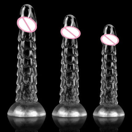 23cm Dragon Dildo Suction Cup Anal Plug Whip Buttplug Anus Dilator Female Vaginal Masturbator Butt Plug Sex Toys For Women Men