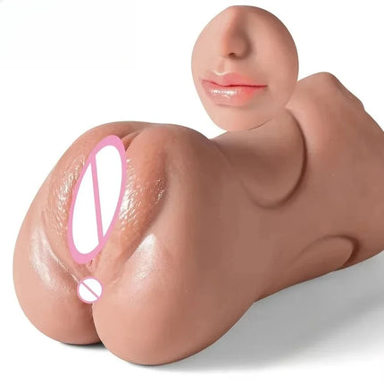 3-in-1 male sex toy, masturbation cup, male adult sex toy, tight vagina, anus, mouth, oral sex, male masturbation toy