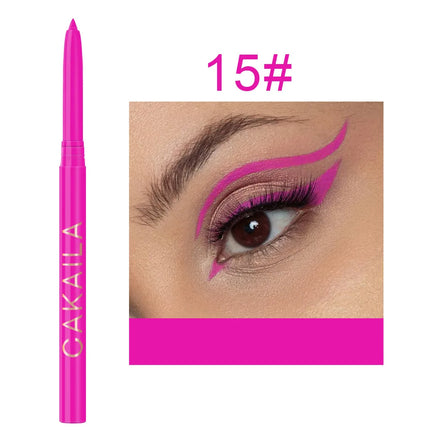 New Colored Eyeliner Set Waterproof Eyeliner Pencil Long Lasting Matte Eye Liner for Women Makeup Cosmetic Beauty Tool 12pcs/Box
