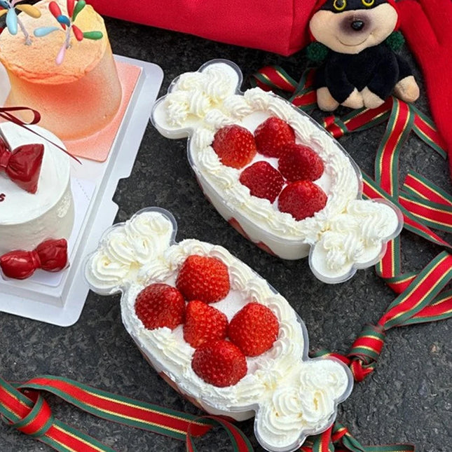 【Nice】20-piece Candy-shaped Cake Box - Perfect For Desserts, Cakes, Fruit Salads,Etc.,Suitable For Holiday Events,Birthdays, Etc