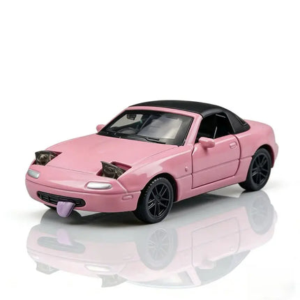 1:36 MAZDA MX-5 Alloy Sports Car Model Diecast Metal Classic Retro Race Car Vehicles Model High Simulation Collection Decoration