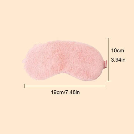 【xxx】Sleeping Mask Sleeping Blindfold Soft Plush Eye Masks Cute Eye Cover Band Shade Rest Eyepatch Nap Health Eye Cover[S14]